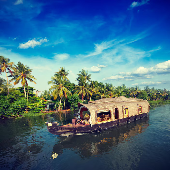 Houseboat cruise in Kerala – classic tourist travel