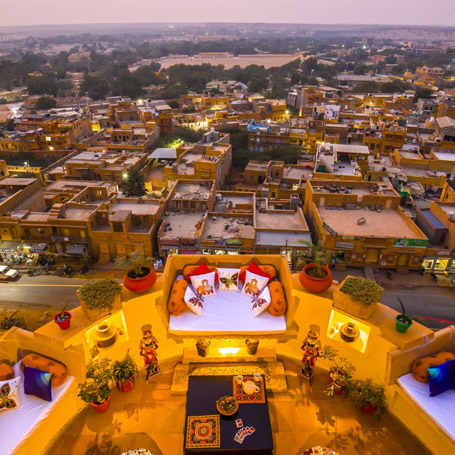 Jaisalmer rooftop dinner – scenic holiday tour