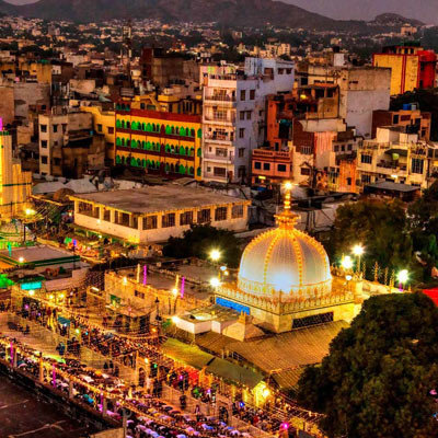 Ajmer Sharif at night – spiritual traveler site